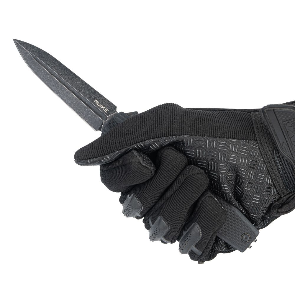 Нож складной туристический Ruike P188-B, (9.1 см) D2 / G10 черный